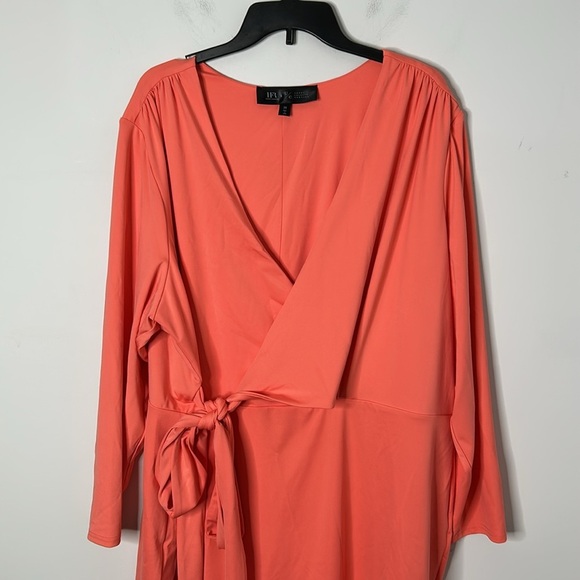 HFR x Undra Celeste Jersey Knit Faux Wrap Dress - Picture 4 of 7